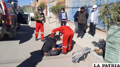 El sujeto fue herido en la cabeza con un ladrillo /LA PATRIA
