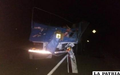 El motorizado impactado también fue afectado de gran manera /LA PATRIA