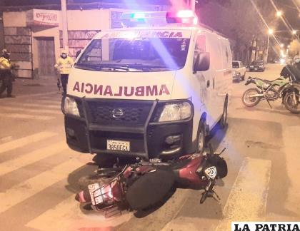 La persona lesionada fue evacuada hasta un centro hospitalario /LA PATRIA
