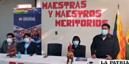 Ayer hicieron un acto que se difundió por las redes sociales /RR.SS.