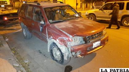 El conductor de la vagoneta trató de darse a la fuga tras el accidente /LA PATRIA
