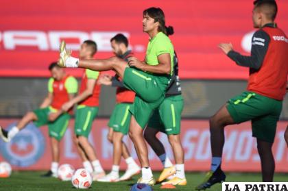 El seleccionado boliviano llegó con anticipación a Chile e incluso pudo entrenar /FBF