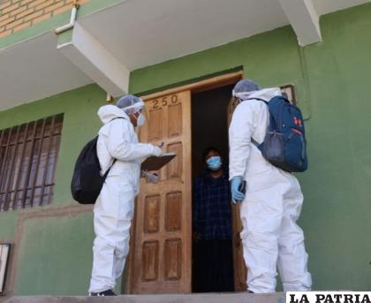 Brigadas médicas realizan el rastrillaje casa por casa /SEDES