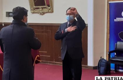 Ayer fue posesionado el nuevo director departamental de Seguridad Ciudadana /LA PATRIA