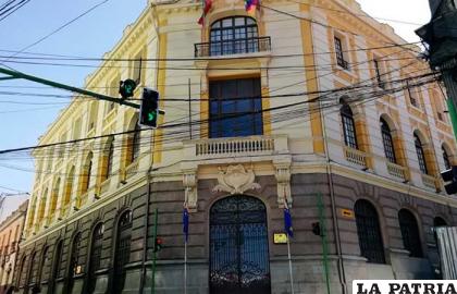 El edificio de la Cancillería /INTERNET