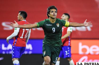 Marcelo Martins se convierte en el goleador de estas eliminatorias /FBF