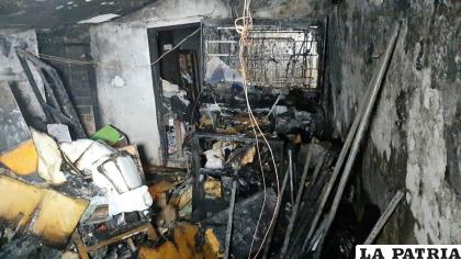 Se presume que el incendio se generó por un cortocircuito /LA PATRIA
