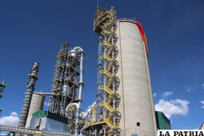 La planta de cemento está situada en el municipio de Caracollo /LA PATRIA