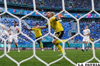 Emil Fosberg de penal anotó el gol que le dio la victoria a Suecia /listindiario.com