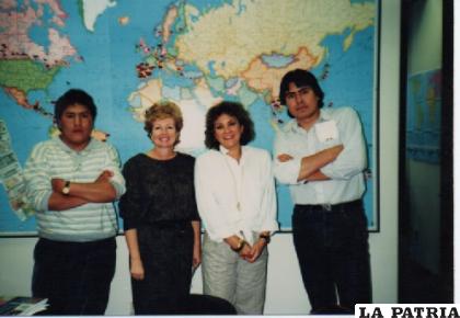 Luis Rufino y sus compañeros. /Radio Concierto Archivo