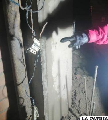 Se evidenció los problemas en el cableado del domicilio /POLICÍA