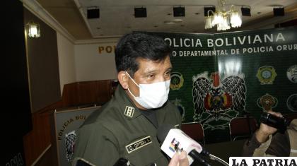 El coronel Ortega brindó los detalles de los robos de las 2 motocicletas /LA PATRIA