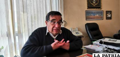 José Peñaranda, gerente Cámara Departamental de Industria de Oruro /LA PATRIA