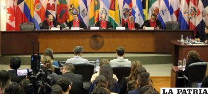 La CIDH escuchó a unas 100 personas y recibió 62 observaciones de los países miembros, así como de organizaciones de la sociedad civil /erbol