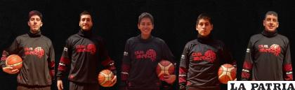 Nicolás Giménez, Julián Roumec, Alejandro Vedia, Fernando Vedia y Facundo Sanz, refuerzos de Saracho /Club Saracho