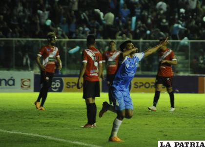 Denilson Durán fue autor del primer gol de Blooming /APG