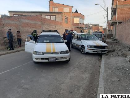 Impactó contra el taxi primero 
/LA PATRIA