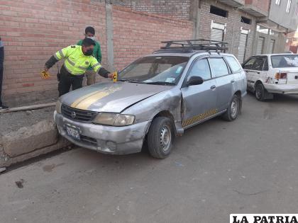 Por escapar colisionó contra el vehículo plateado 
/LA PATRIA