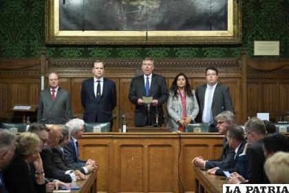 Sir Graham Brady, presidente de la Comisión de 1922 de legisladores conservadores /Stefan Rousseau/PA via AP