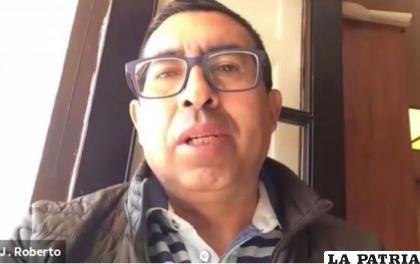 El exrector de la “Tomás Frías”, Roberto Bohórquez, y el exdirigente universitario, Rodrigo Rodríguez /Correo del Sur-El Potosí