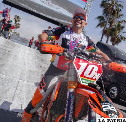 Juan Carlos Salvatierra el mejor de su categoría en Baja California /RR.SS.
