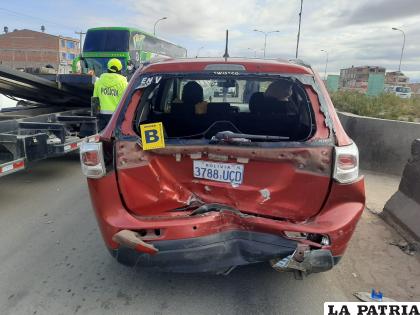 Tránsito investiga las circunstancias del incidente /LA PATRIA
