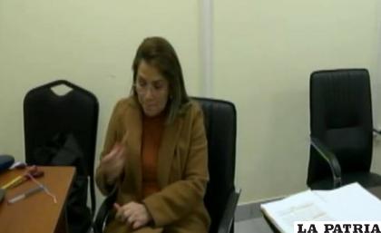 La exmandataria siguió su proceso de manera virtual /Erbol