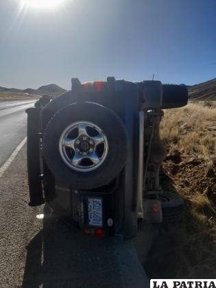 El hecho ocurrió en la carretera Oruro- Huanuni / LA PATRIA