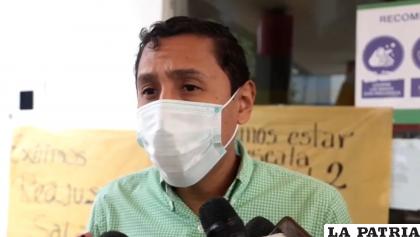 El secretario de Salud de la Gobernación de Santa Cruz, Fernando Pacheco /Erbol