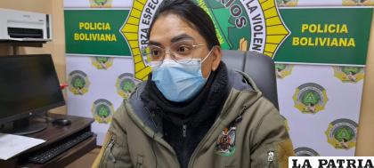 La teniente Valdez brindó los detalles del proceso 
/LA PATRIA