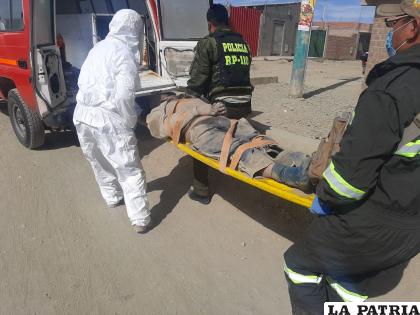 Uniformados de Homicidios verificaron la muerte del adulto /Archivo LA PATRIA
