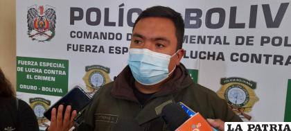 Los detalles del caso los precisó el capitán Contreras / LA PATRIA