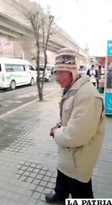El implicado de 87 años fue trasladado a la Fiscalía 
/Captura de video