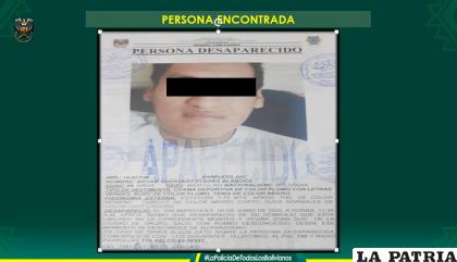El protagonista estaba bebiendo mientras sus familiares denunciaron su secuestro /Policía
