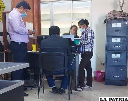 El decano prestando su declaración informativa  / Fiscalía