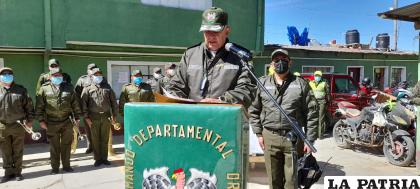 El coronel Arraya recomendó evitar el consumo de alcohol y el encendido de fogatas /LA PATRIA
