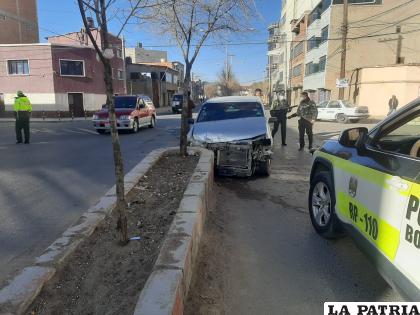 El accidente se registró la mañana de ayer /LA PATRIA