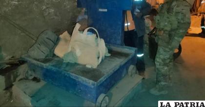 Intentaba robar aproximadamente 160 kilos 
/Cortesía