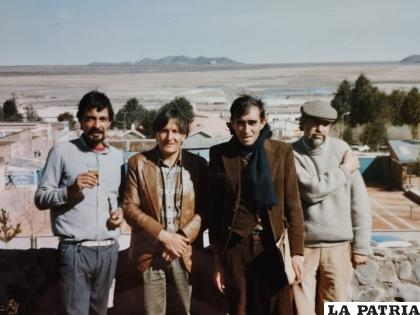 Eduardo Kunstek, Edwin Guzmán, Jorge Zabala y Fernando Rosso