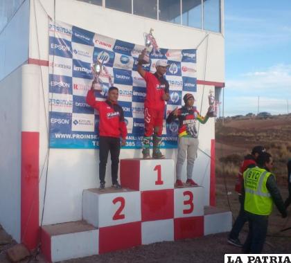 Buena performance del orureño Henry López para llegar en el tercer lugar de la competencia /LA PATRIA
