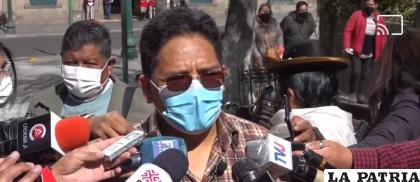 El viceministro Jorge Silva, en La Paz /Captura RR.SS.