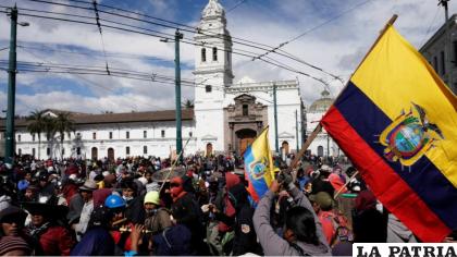 Las manifestaciones de descontento hacía el Gobierno son muy comunes en Ecuador /Archivo Internet