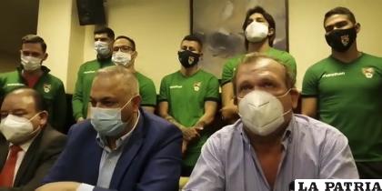 Fernando Costa y David Paniagua anunciaban haber llegado a un buen acuerdo en noviembre de 2021 /APG