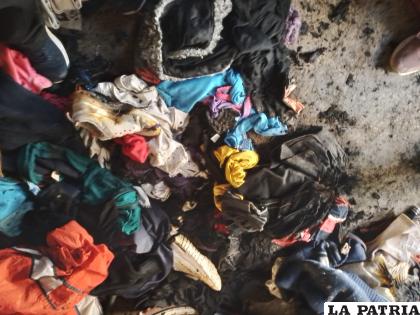 El sujeto la maniató e incendió parte de su casa, principalmente su ropa /LA PATRIA

