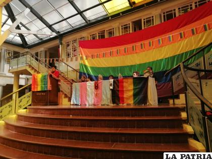 Acto de homenaje por el Día del Orgullo /LA PATRIA