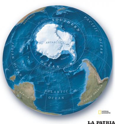 El mapa muestra dónde está ubicado el Océano Austral /NATGEO