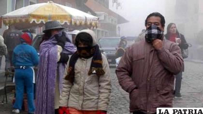 Bajas temperaturas se agravan /Urgente