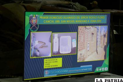 En la casa del padre del autor, hallaron municiones 
/LA PATRIA
