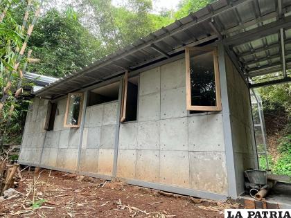Alzado trasero del prototipo de vivienda /Muhammad Arief Irfan
