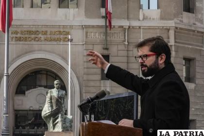 El presidente chileno, Gabriel Boric /AP Foto /Esteban Félix